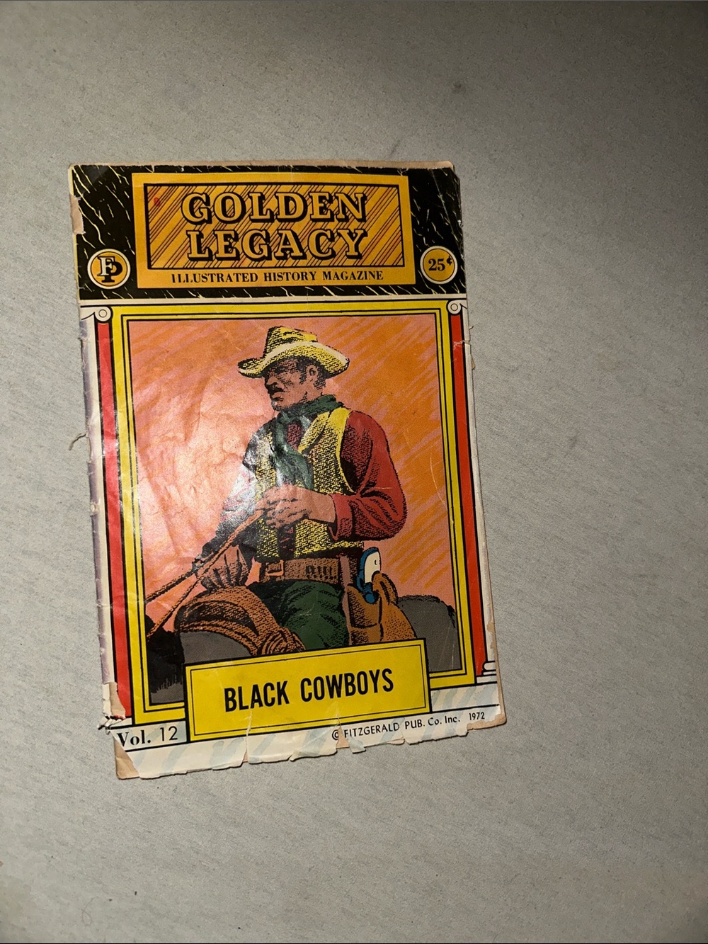 Vintage Collectible Illustrated History Comic Book - Black Cowboys
